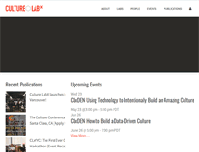 Tablet Screenshot of culturelabx.com